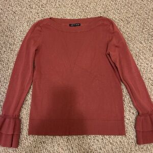 Cable & Gauge Rose Long Sleeve Top